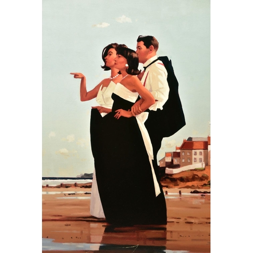 318 - JACK VETTRIANO (SCOTTISH 1951) 'THE MISSING MAN II', a signed limited edition print depicting male a... 