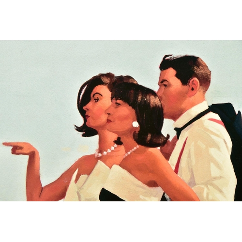 318 - JACK VETTRIANO (SCOTTISH 1951) 'THE MISSING MAN II', a signed limited edition print depicting male a... 