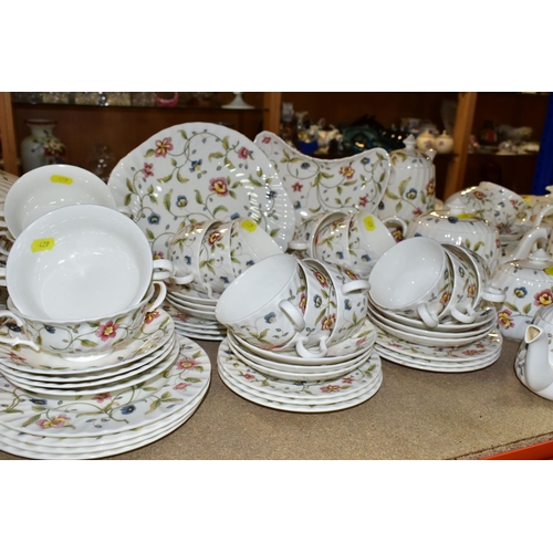 429 - A ROYAL DOULTON/ MINTON 'TAPESTRY' S770 PATTERN DINNER SET, comprising two covered tureens, two grav... 