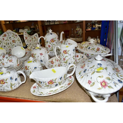 429 - A ROYAL DOULTON/ MINTON 'TAPESTRY' S770 PATTERN DINNER SET, comprising two covered tureens, two grav... 