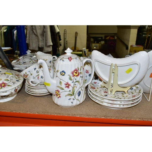 429 - A ROYAL DOULTON/ MINTON 'TAPESTRY' S770 PATTERN DINNER SET, comprising two covered tureens, two grav... 