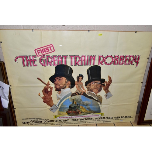 512 - THE FIRST GREAT TRAIN ROBBERY' 1978 PROMOTIONAL FILM POSTER, starring Sean Connery, Donald Sutherlan... 