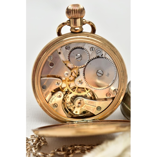 26 - A COLLECTION OF FOUR POCKET WATCHES, to include an open face Simpsons (Brighton) Ltd key wound, whit... 