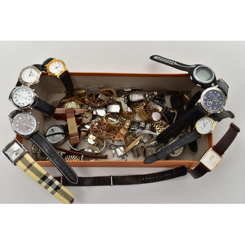 89 - AN ASSORTMENT OF WRISTWATCHES, names to include 'Mensel' comprising a circular dial with Arabic quar... 