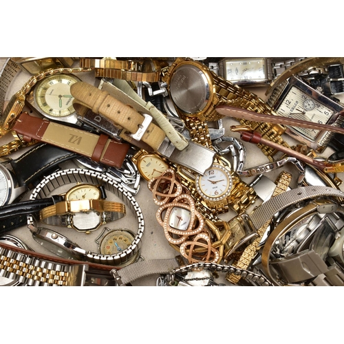 89 - AN ASSORTMENT OF WRISTWATCHES, names to include 'Mensel' comprising a circular dial with Arabic quar... 