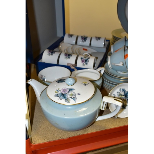 359 - A QUANTITY OF ROYAL WORCESTER 'WOODLAND' PATTERN DINNERWARE AND TEAWARES,  comprising a teapot (brok... 