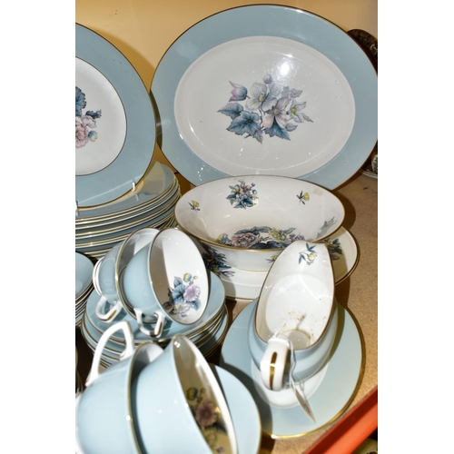 359 - A QUANTITY OF ROYAL WORCESTER 'WOODLAND' PATTERN DINNERWARE AND TEAWARES,  comprising a teapot (brok... 