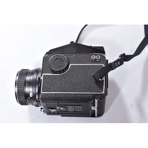 31 - A MAMIYA M645 1000S MEDIUM FORMAT CAMERA fitted with a Sekor C 80mm f2.8 lens ( missing winding hand... 