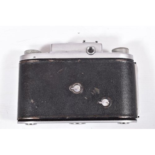 48 - A WRAYFLEX 1 FILM CAMERA fitted with a Wray 50mm f2.8 lens , a Zeiss Ikon Contessa Nettel Picolette,... 