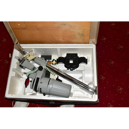 64 - SEVEN PHOTOGRAPHIC ENLARGERS comprising of a Paterson Paragon 35 with Jessop timer, two Durst M301 (... 