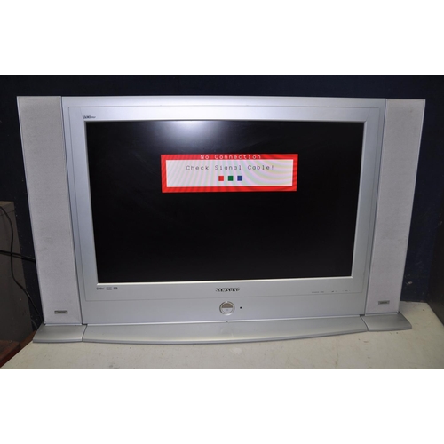 1069 - A SAMSUNG LW32A23W 32in TV with remote and built in speakers (PAT pass and working) (two small crack... 