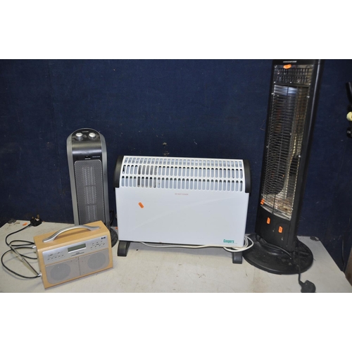 1077 - A COLLECTION OF HEATERS to include a Hyundai C11-7 oil filled radiator, Glen 2171 panel heater, Easy... 