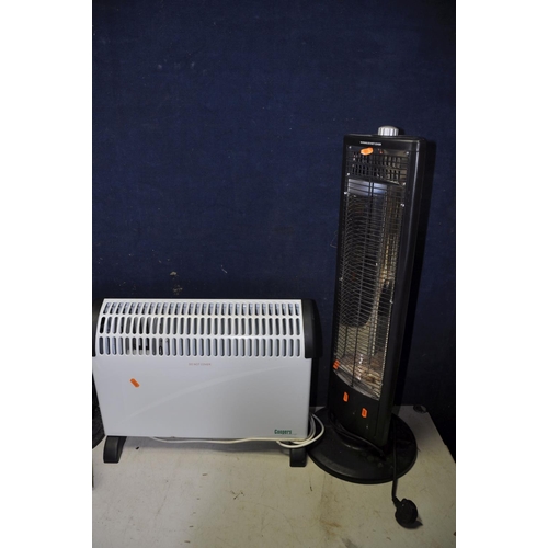 1077 - A COLLECTION OF HEATERS to include a Hyundai C11-7 oil filled radiator, Glen 2171 panel heater, Easy... 