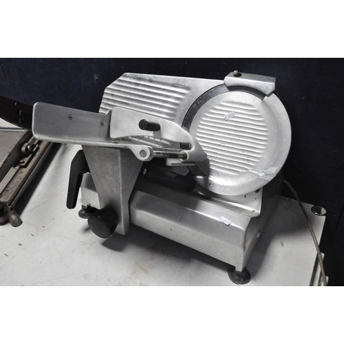 1083 - CUTTING EQUIPMENT to include an electric meat slicer (brand and model UNKNOWN) (PAT pass and working... 