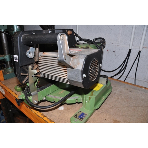 1086 - A ELEKTRA BECKUM KGS300 SLIDING MITRE SAW with blade (PAT pass and working)