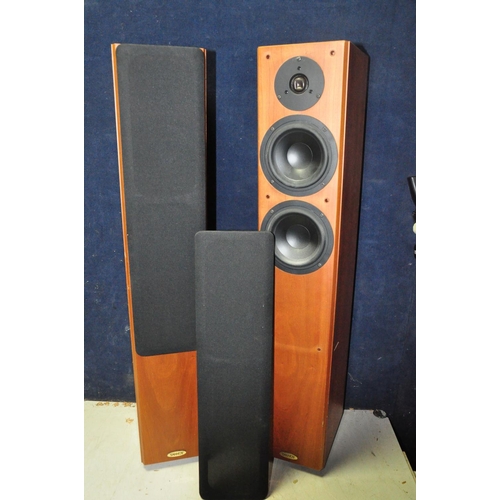 1091 - A PAIR OF TANNOY REVOLUTION R2 standing speakers (untested)