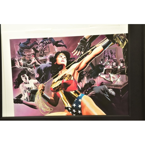 324 - ALEX ROSS FOR DC COMICS (AMERICAN CONTEMPORARY) 'WONDER WOMAN: DEFENDER OF TRUTH', a signed limited ... 