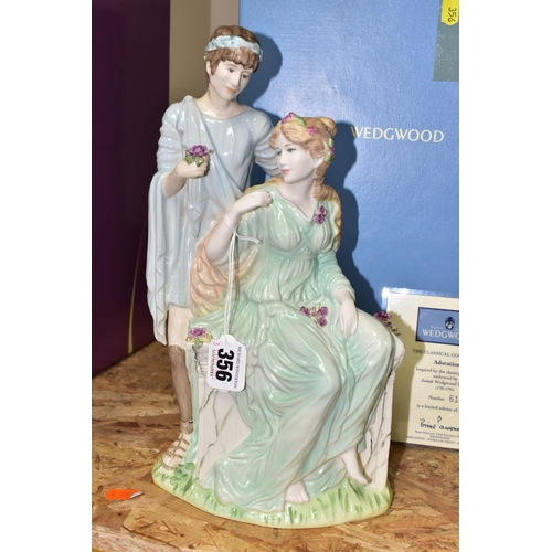 356 - TWO BOXED WEDGWOOD BONE CHINA LIMITED EDITION FIGURE GROUPS FROM THE CLASSICAL COLLECTION, 'Adoratio... 