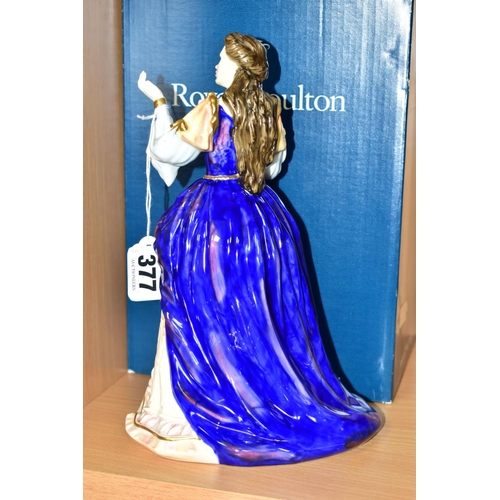 377 - A ROYAL DOULTON LIMITED EDITION FIGURE 'SHAKESPEARE LADIES DESDEMONA' HN3676, no.1212/5000, together... 