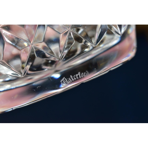 386 - A WATERFORD CRYSTAL FOR DANBURY MINT 'THE PRINCE ALBERT BOWL' AND TWO WATERFORD CRYSTAL VASES, the b... 