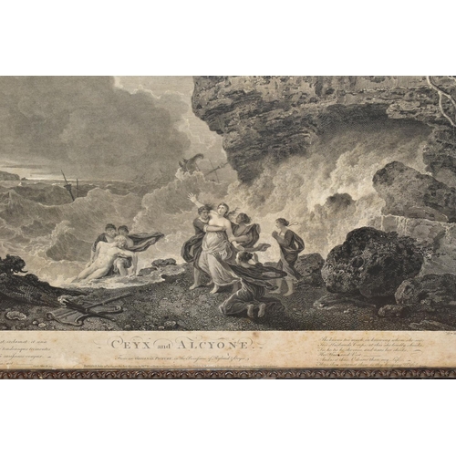 567 - TWO EIGHTEENTH CENTURY ENGRAVING PRINTS BY WILLIAM WOOLLETT, comprising 'Celadon and Amelia' after t... 