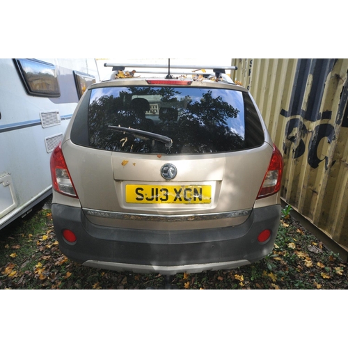 998 - A 2013 VAUXHALL ANTARA SE CDTi MPV in metallic Beige with a 2.2litre Diesel engine, 6 speed manual g... 