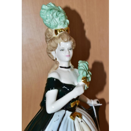 307 - A BOXED COALPORT FOUR SEASONS FIGURINE, from the Millennium Ball series, limited edition numbered 10... 