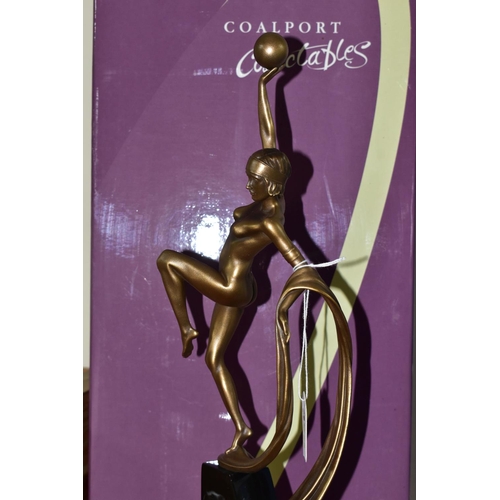 320 - A BOXED COALPORT COLLECTABLES 'ART DECO' SERIES FIGURINE, 'The Offering', designed and modelled by C... 