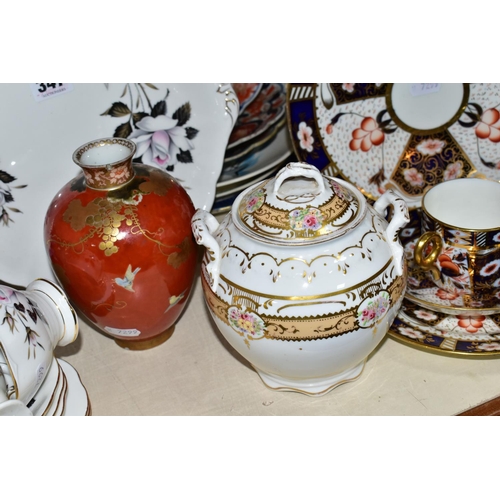 347 - A COLLECTION OF 20TH CENTURY CERAMICS ETC, to include Royal Albert 'Queen's Messenger' tea wares com... 