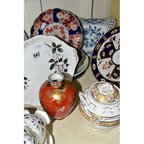 347 - A COLLECTION OF 20TH CENTURY CERAMICS ETC, to include Royal Albert 'Queen's Messenger' tea wares com... 