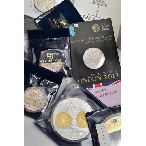 79 - A LARGE AMOUNT OF COINS AND COMMEMORATIVES, to include The Royal Mint, Australian Mint, Westminster ... 