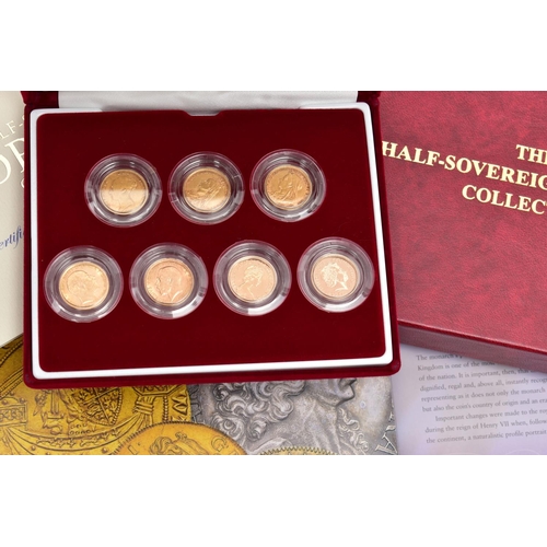 93 - A ROYAL MINT 'THE HALF SOVEREIGN PORTRAIT COLLECTION', containing seven coins, Victoria Young Head, ... 