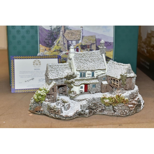 445 - TWO BOXED LARGE LILLIPUT LANE SCULPTURES, comprising special edition exclusive Winter At High Ghyll,... 