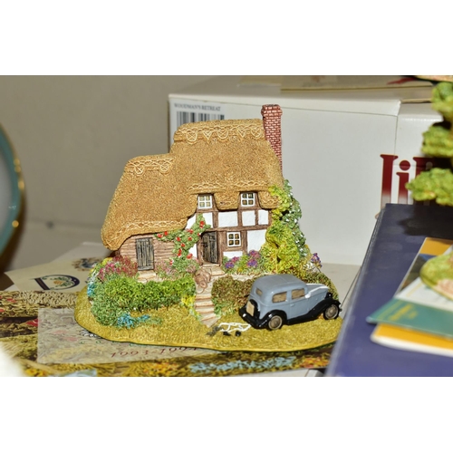 447 - SIX BOXED LILLIPUT LANE SCULPTURES FROM COLLECTORS CLUB, all with deeds and leaflet, comprising Gard... 