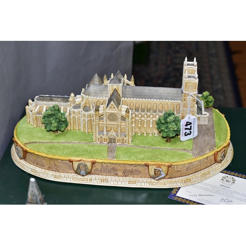 473 - THREE BOXED LILLIPUT LANE SCULPTURES FROM BRITIANS HERITAGE COLLECTION, all with deeds, comprising W... 