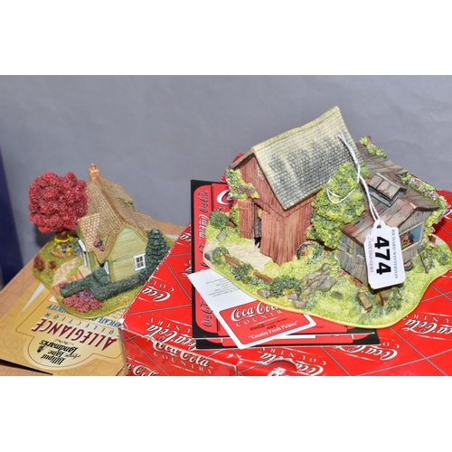 474 - SEVEN BOXED LILLIPUT LANE SCULPTURES OF AMERICAN THEME, with deeds unless mentioned, comprising Coun... 