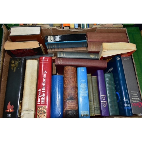 491 - BOOKS, six boxes containing approximately 200 - 210 titles in hardback and paperback format, subject... 