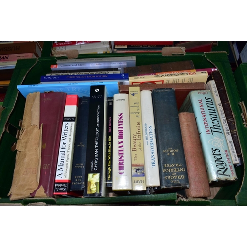 495 - BOOKS, six boxes containing approximately 160 - 170 titles in hardback and paperback format, subject... 