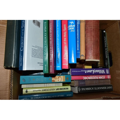 498 - BOOKS, six boxes containing approximately 200 - 220 titles in hardback and paperback format, subject... 