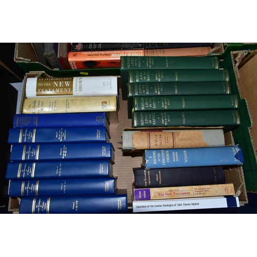 499 - BOOKS, four boxes containing approximately 100 - 120 titles in hardback and paperback format, subjec... 