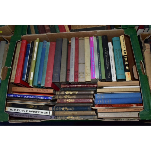 501 - BOOKS, six boxes containing approximately 200 titles in hardback and paperback formats subjects incl... 