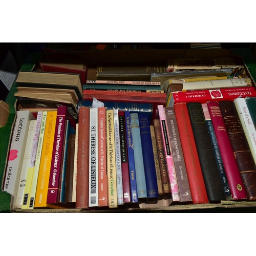 503 - BOOKS, seven boxes containing approximately 240 miscellaneous titles in hardback and paperback forma... 