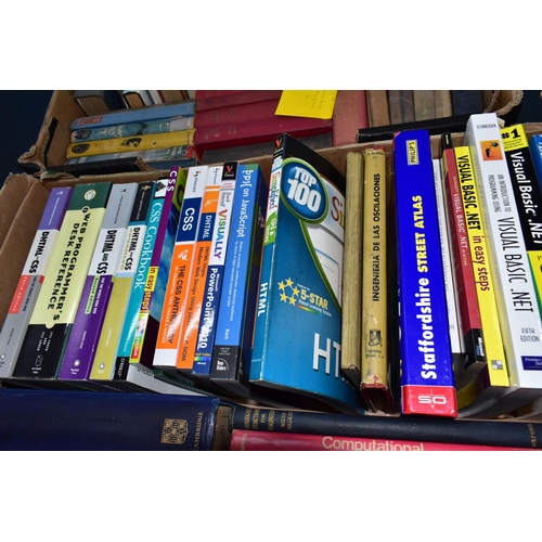 503 - BOOKS, seven boxes containing approximately 240 miscellaneous titles in hardback and paperback forma... 