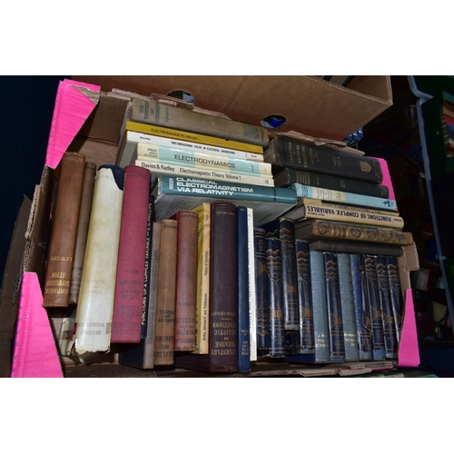 505 - BOOKS, seven boxes containing approximately 250-260 titles in hardback and paperback formats, subjec... 