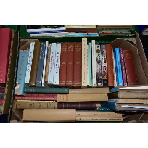 509 - BOOKS, six boxes containing approximately 200 - 210 titles in hardback and paperback format, subject... 