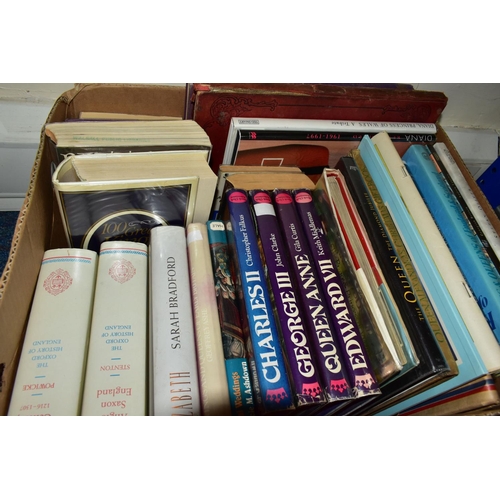 415 - SIX BOXES OF BOOKS, approximately one hundred and thirty to one hundred and forty titles to include ... 