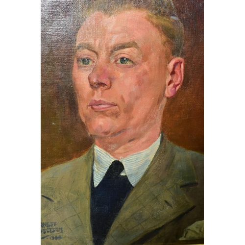 420 - ERNEST IBBETSON (1877-1959) A HEAD AND SHOULDERS PORTRAIT OF A MALE FIGURE, signed and dated 1944 bo... 