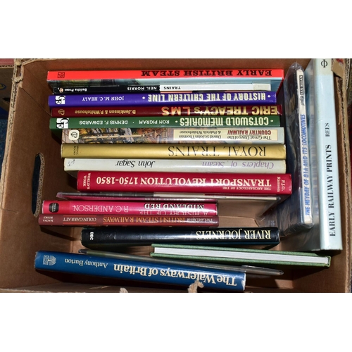 426 - SIX BOXES OF BOOKS, MOSTLY IN HARDBACK FORMAT, subjects include antique reference books - spoons, si... 