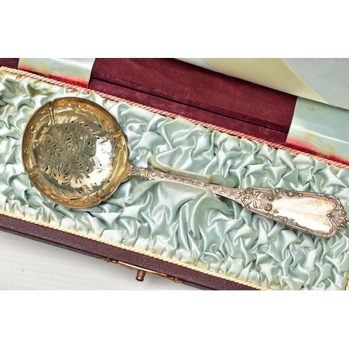 103 - A BOX OF ASSORTED WHITE METAL, to include a cased set of twelve teaspoons, continental marks, a case... 