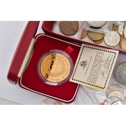 77 - A TRAY OF MIXED WORLD COINS TO INCLUDE: SILVER 10 MARK COINS MUNICH OLYMPIC GAMES 1972,2 X TWO MARK ... 